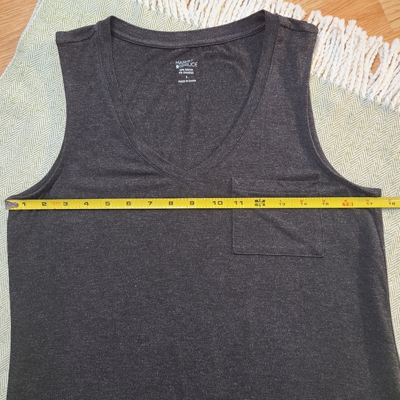 Market & Spruce Women's Washed Black Rayon Casual Sleeveless Top size S - Picture 11 of 12